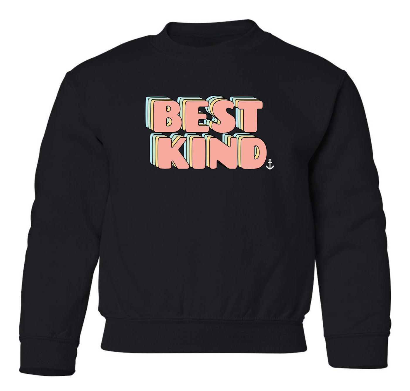 "Best Kind" Groovy Toddler/Youth Crewneck Sweatshirt