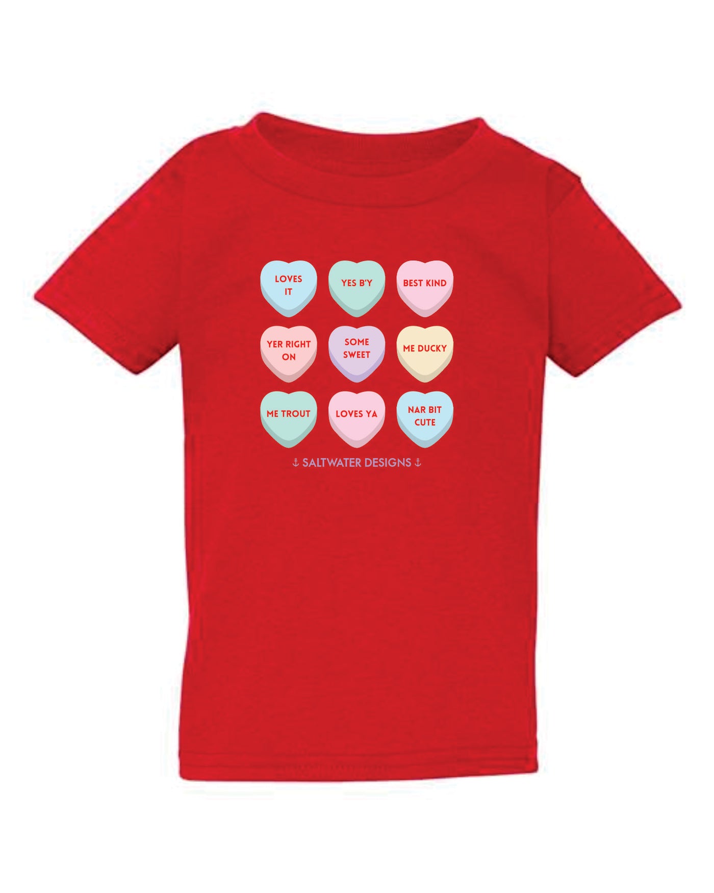 "Candy Hearts" Toddler/Youth T-Shirt