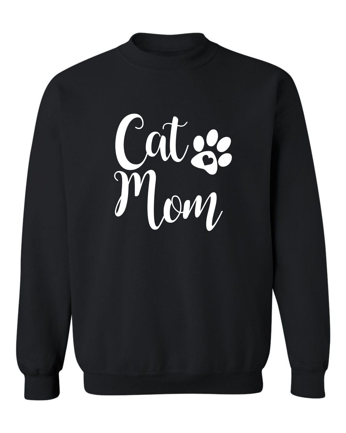 "Cat Mom" Unisex Crewneck Sweatshirt