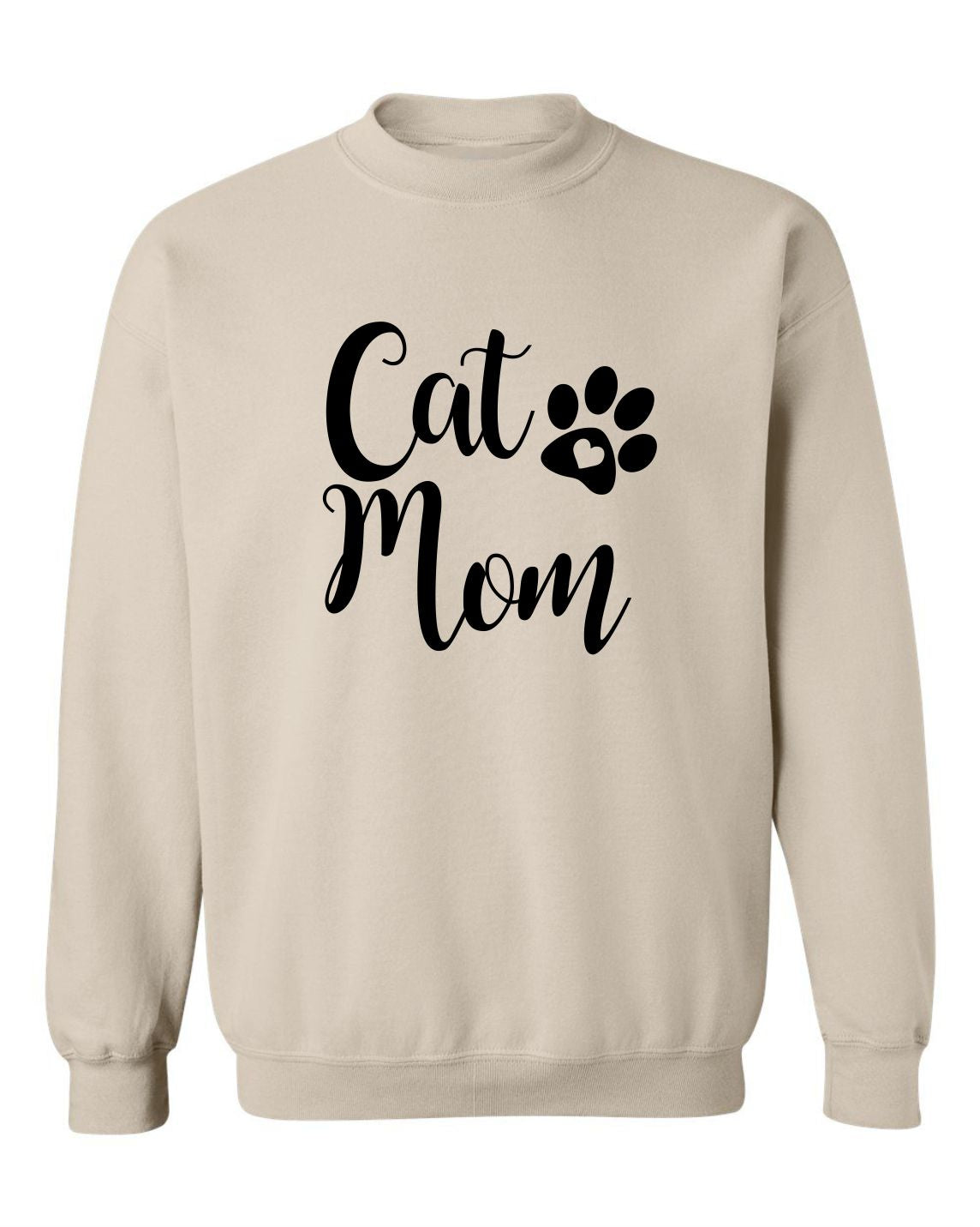 "Cat Mom" Unisex Crewneck Sweatshirt
