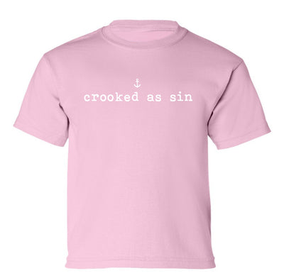 "Crooked As Sin" Toddler/Youth T-Shirt