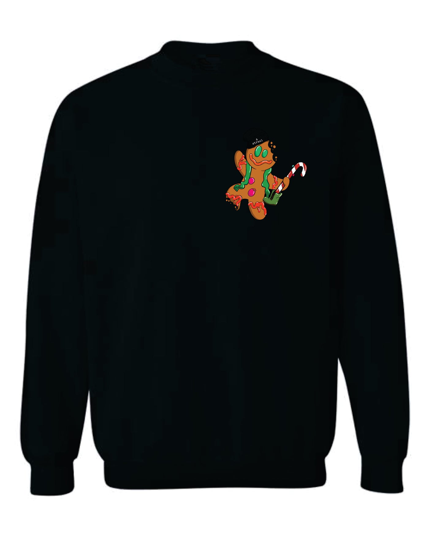 Gingerbread Streel Unisex Crewneck Sweatshirt