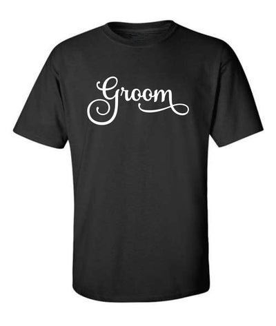 "Groom" (Swirl Design) T-Shirt