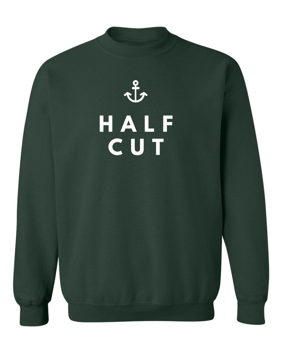 "Half Cut" Unisex Crewneck Sweatshirt