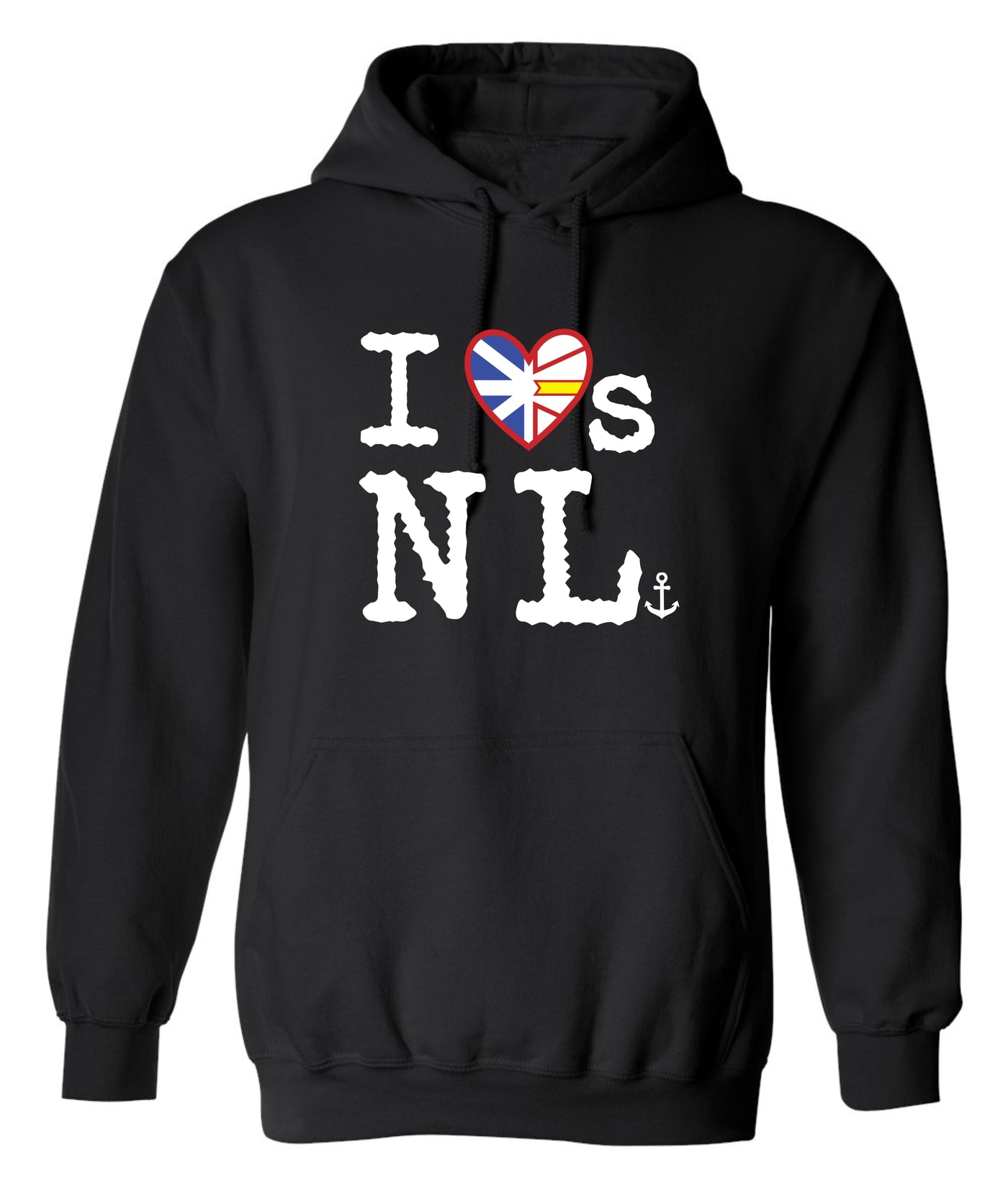 "I Loves NL" Flag Heart Unisex Hoodie