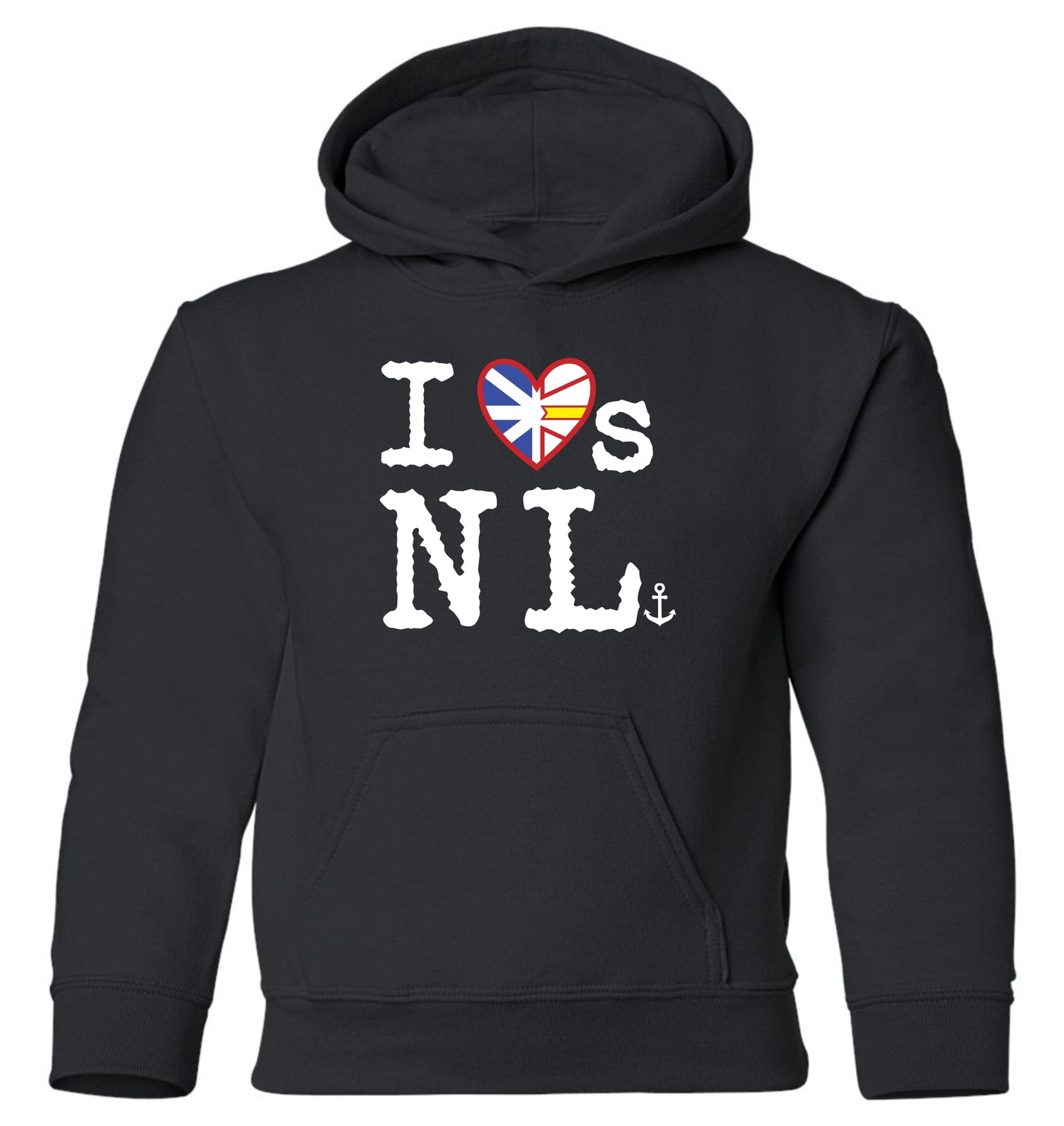 "I Loves NL" Flag Heart Youth Hoodie