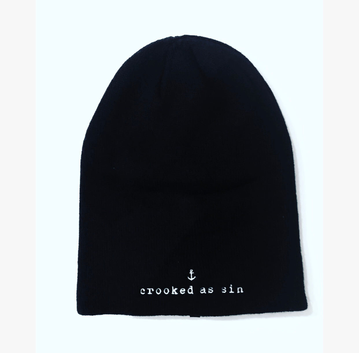 "Crooked As Sin" Slouchy Beanie