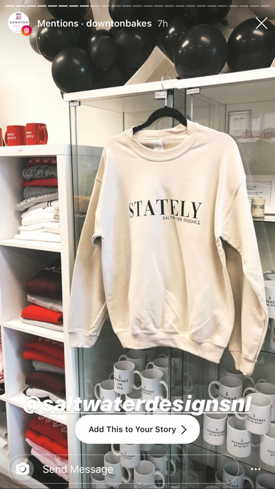 "Stately" Unisex Crewneck Sweatshirt