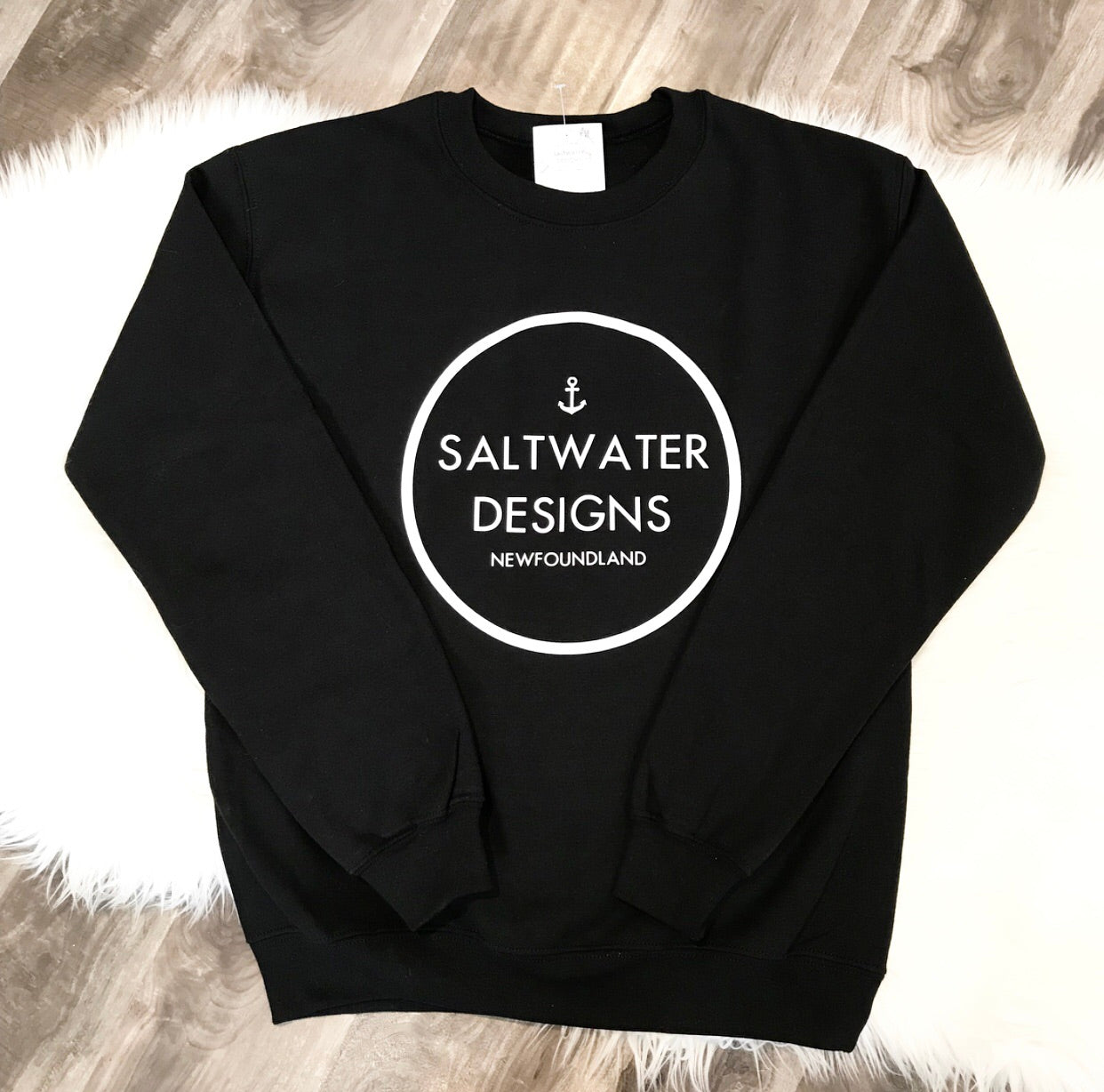 "Saltwater Designs" Logo Unisex Crewneck Sweatshirt