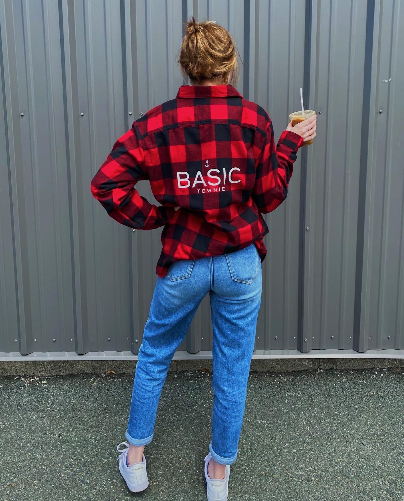 "Basic Townie" Unisex Plaid Flannel Shirt