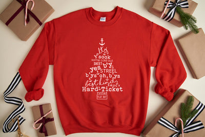 "Saltwater Christmas Tree" Unisex Crewneck Sweatshirt