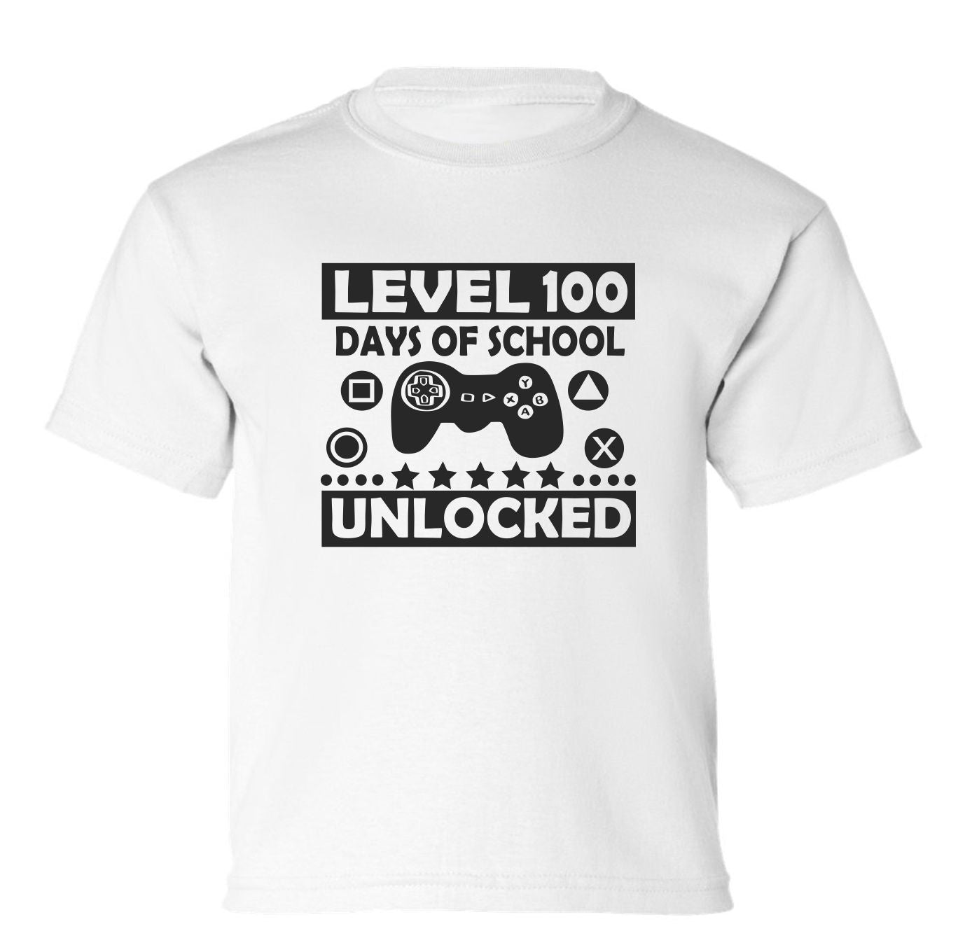 "Level 100 Unlocked" (100 Days Of School) Toddler/Youth T-Shirt