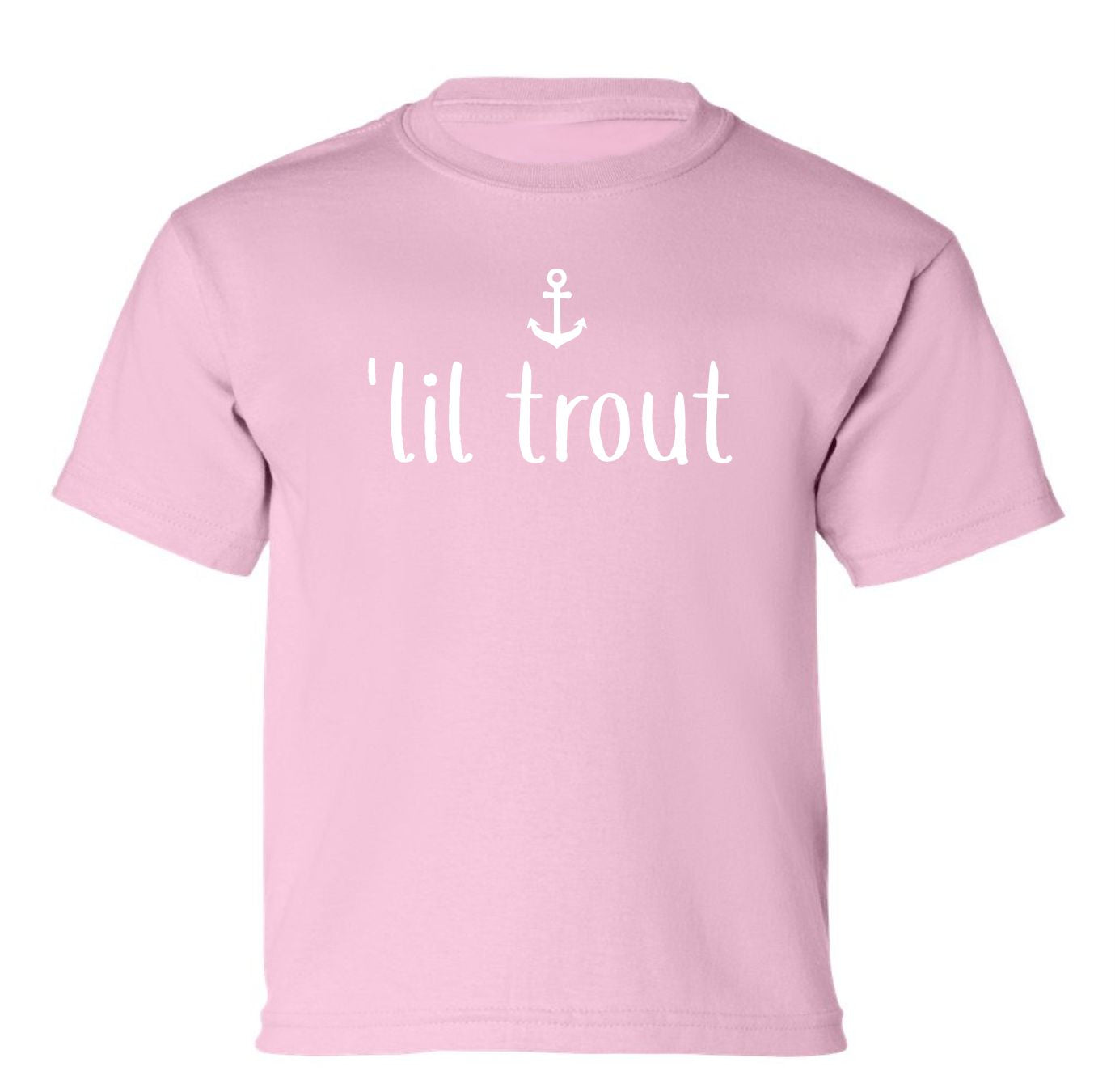Lil Trout Toddler/Youth T-Shirt Pink / 5T