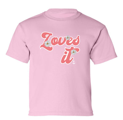 "Loves It" Daisies Toddler/Youth T-Shirt