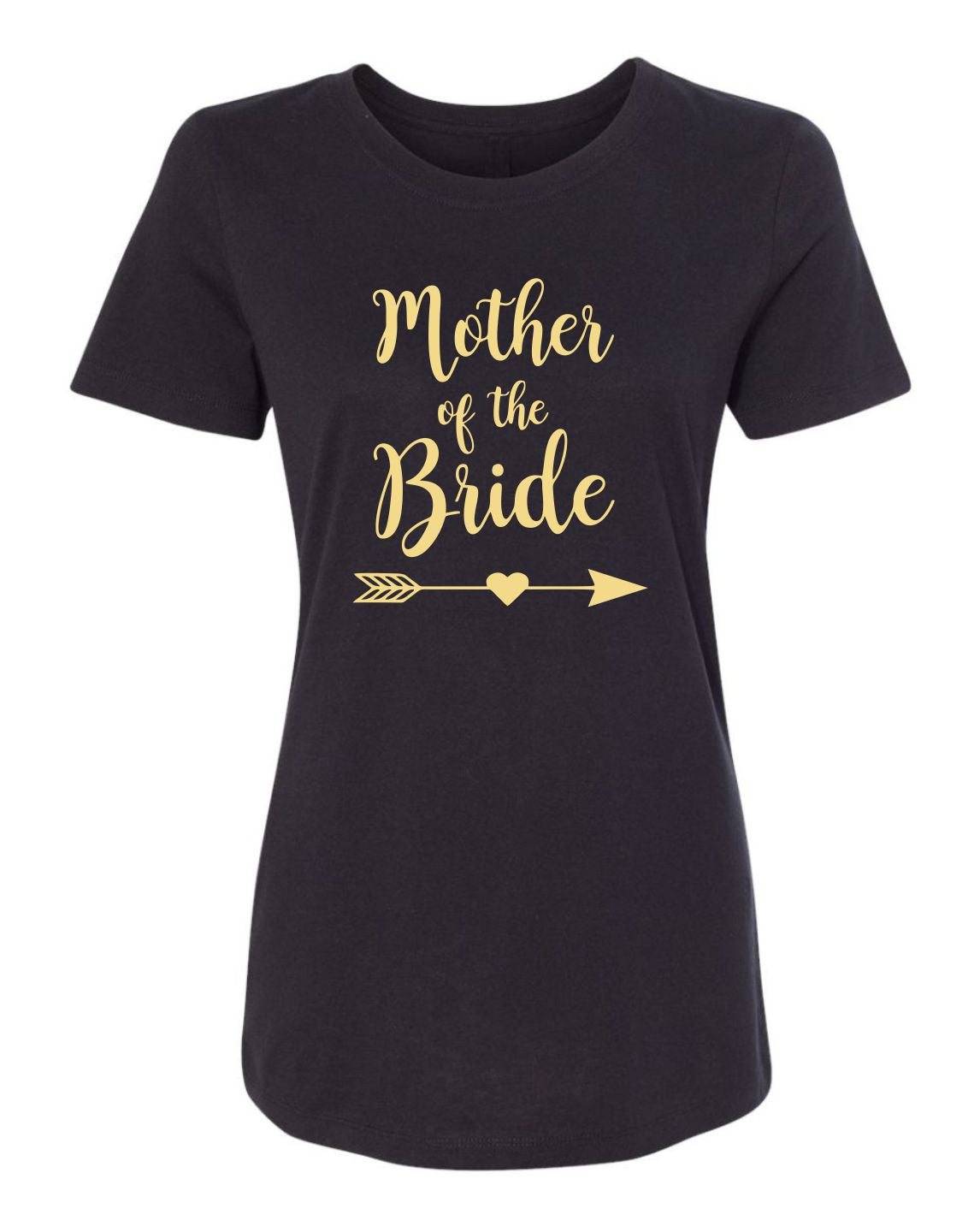 "Mother of the Bride" (Arrow Heart Design) T-Shirt