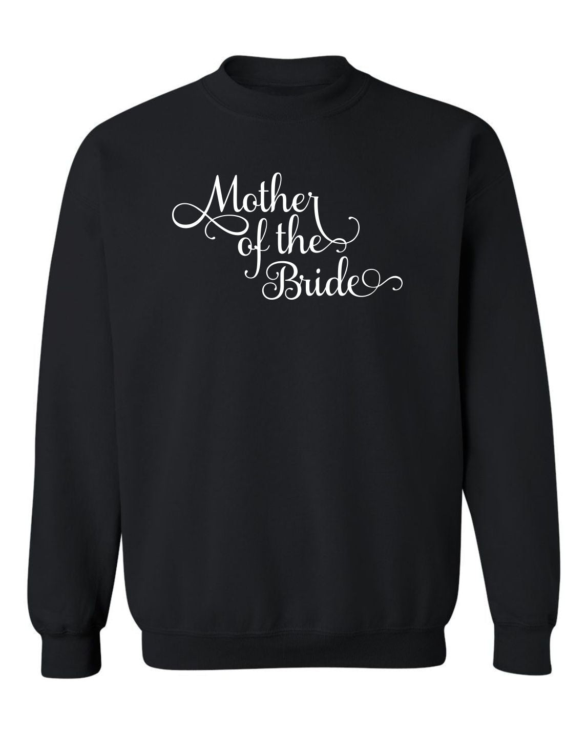 "Mother Of The Bride" (Swirl Design) Unisex Crewneck Sweatshirt