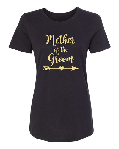 "Mother of the Groom" (Arrow Heart Design) T-Shirt