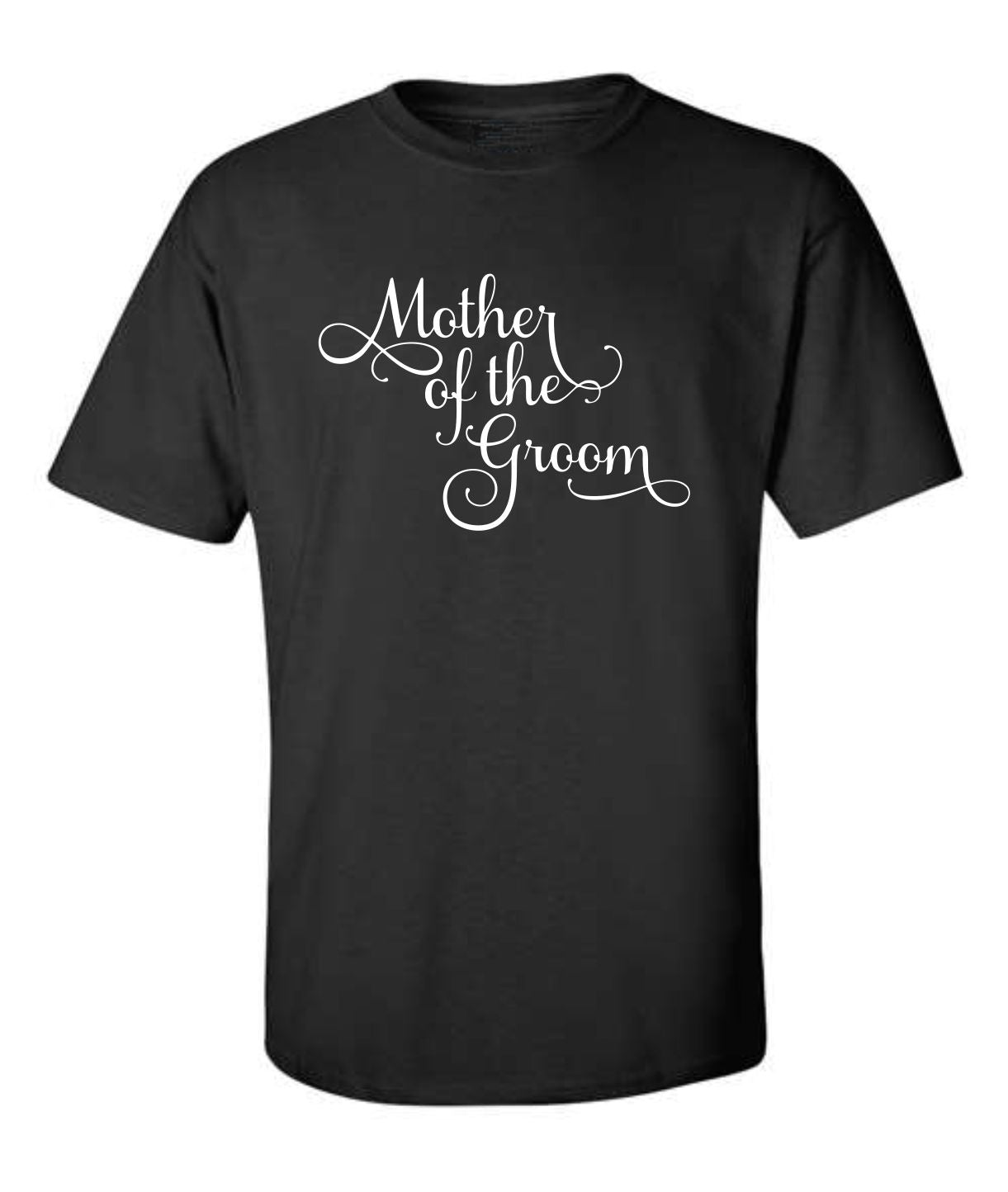 "Mother of the Groom" (Swirl Design) T-Shirt