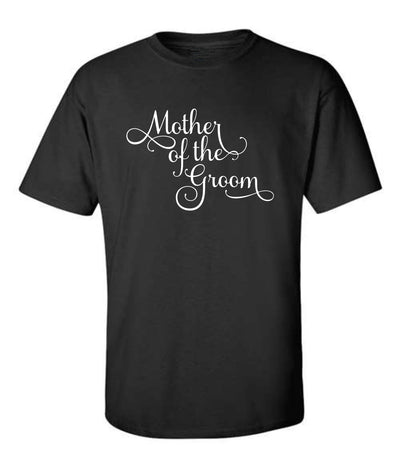 "Mother of the Groom" (Swirl Design) T-Shirt