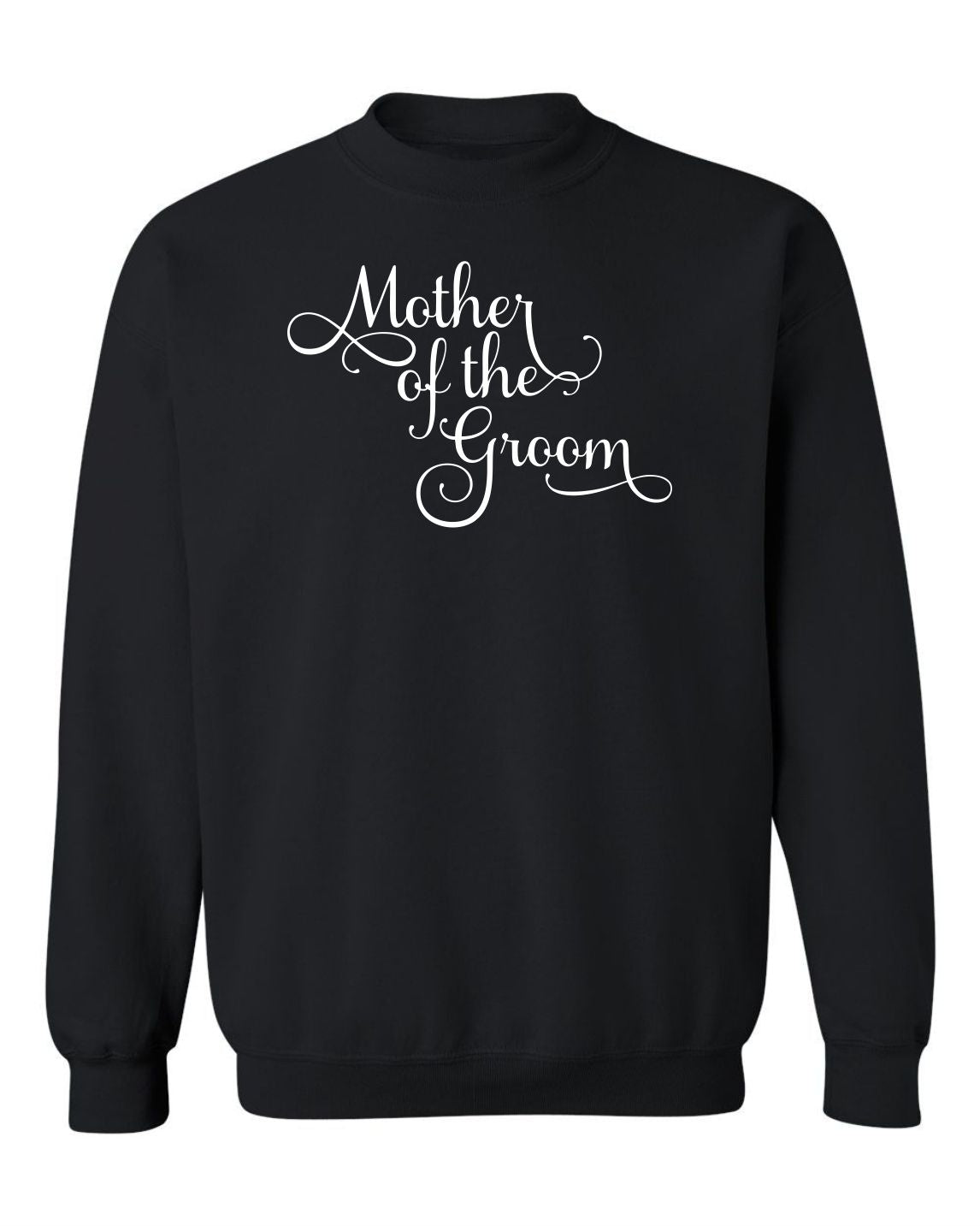 "Mother Of The Groom" (Swirl Design) Unisex Crewneck Sweatshirt