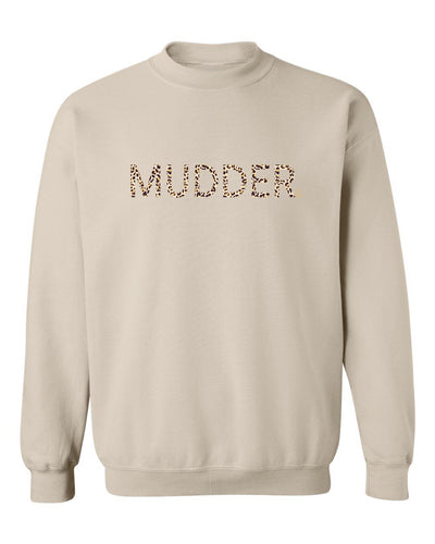 "Mudder" Cheetah Unisex Crewneck Sweatshirt