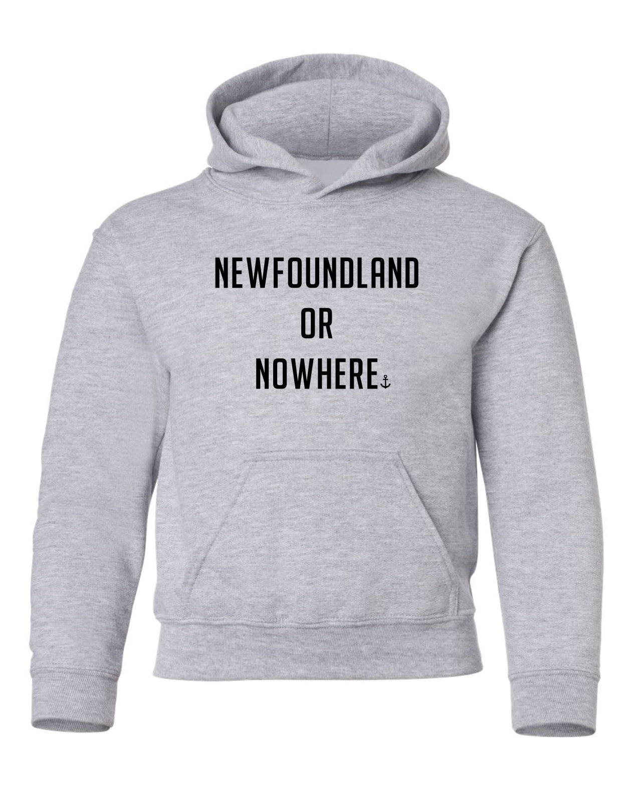 "Newfoundland Or Nowhere" Youth Hoodie