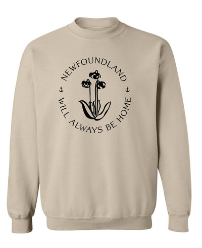 "Newfoundland Will Always Be Home" Unisex Crewneck Sweatshirt
