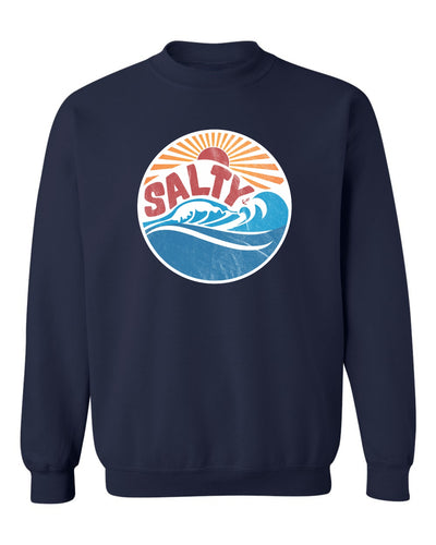 "Salty" Waves Unisex Crewneck Sweatshirt