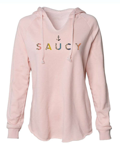 "Saucy" Cheetah Colour Split Ladies' Hoodie