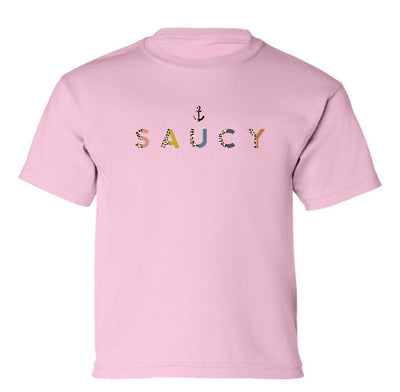 "Saucy" Cheetah Colour Split Toddler/Youth T-Shirt