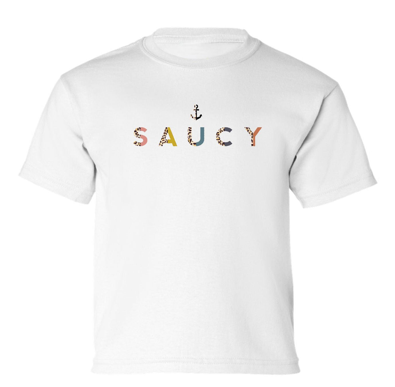 "Saucy" Cheetah Colour Split Toddler/Youth T-Shirt