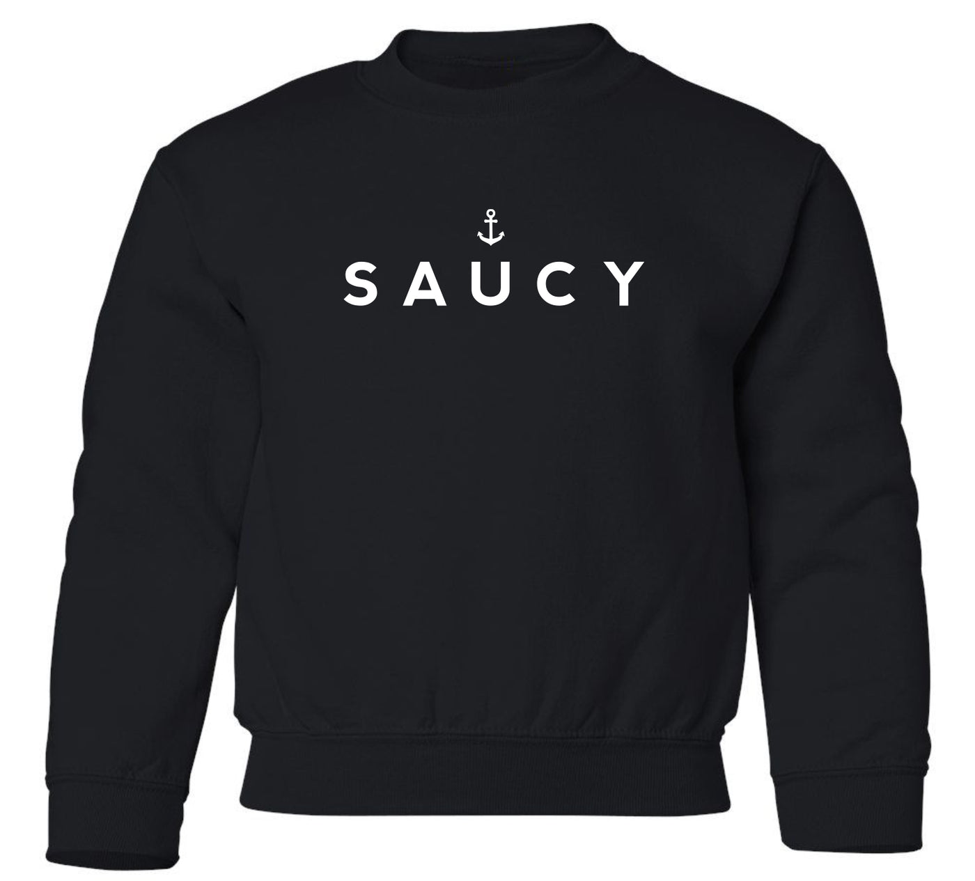 "Saucy" Toddler/Youth Crewneck Sweatshirt