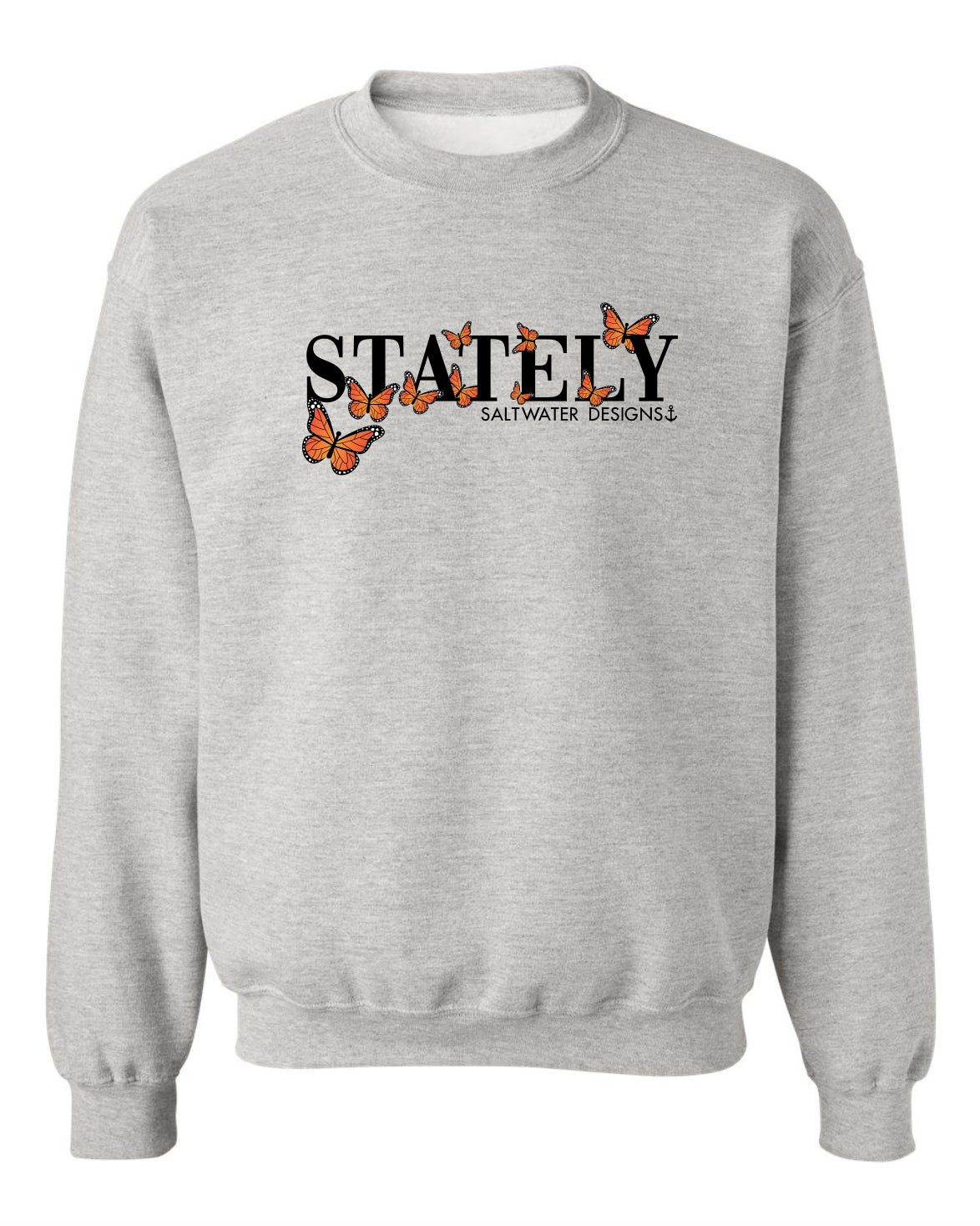 "Stately" Butterflies Unisex Crewneck Sweatshirt