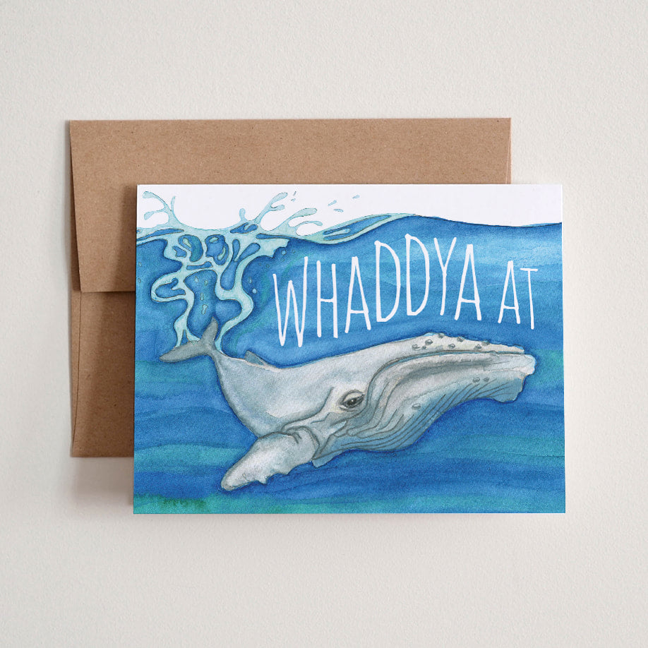 "Whaddya At" Greeting Card
