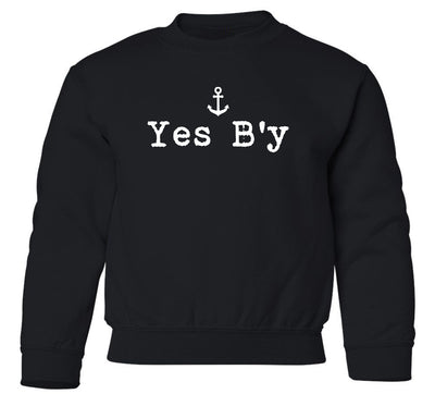 "Yes B'y" Toddler/Youth Crewneck Sweatshirt